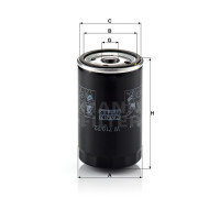 Фильтр масляный MANN-FILTER W 719/22